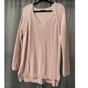 A.N.A Blush V-Neck Sweater